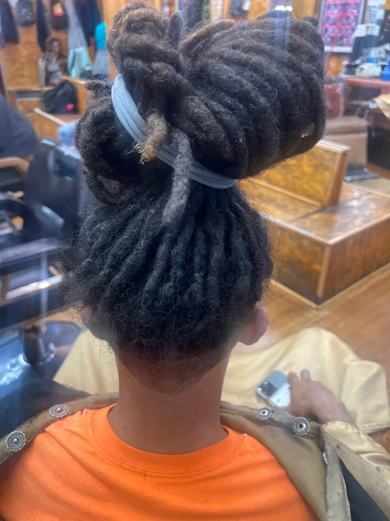 Loc Bun Style